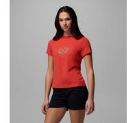 Columbia - T-shirt Technique Graphique Parsons Point™ - Rouge - Taille XS - Femme