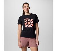 Columbia - Women's Sun Trek Graphic S/S III - T-shirt technique - XS - black / wavy rays