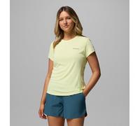 T-shirt Columbia Zero Rules Light manches courtes jaune pâle femme - XL
