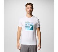 Columbia Sun Trek Graphic - T-shirt homme White / Explore Outdoors M