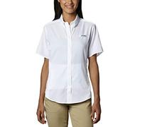 Columbia Tamiami II Chemise à Manches Courtes pour Femme, Femme, 1275711, Blanc, XXL