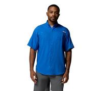 Columbia Tamiami II Chemise à Manches Courtes pour Homme Petit Bleu Vif