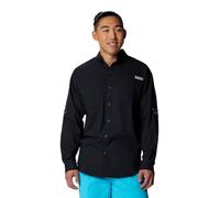 Columbia Tamiami II Chemise à Manches Longues pour Homme Moyen Noir