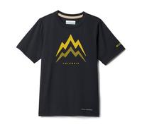 Columbia - Kid's Tech Trail Utility S/S Graphic Crew - T-shirt technique - S - black / energetic