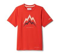Columbia Tech Trail Utility T-Shirt Graphique à Manches Courtes pour garçon - Super Sonic/Energetic, L