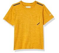Columbia Tech Trek T-shirt technique à manches courtes Enfant Bright Gold Heather FR: L (Taille Fabricant: L)