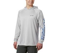Columbia Terminal Tackle Sweat à Capuche pour Homme M Logo Gris Clair/Bleu Vif.