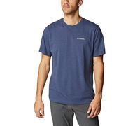 Columbia Thistletown Hills Chemise de randonnée à Manches Courtes pour Homme, Dark Mountain Heather, M