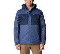 Columbia Tipton Peak Insulated Jacket, Manteau Veste D'Hiver Homme, Dark Mountain/Collegiate Navy, Taille L
