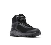Columbia TRAILSTORM ASCEND MID WATERPROOF Chaussures Montantes De Randonnée Et Trekking imperméables Homme, Noir (Black x Dark Grey), 42 EU