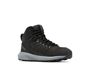 Columbia TRAILSTORM CREST MID WATERPROOF Chaussures Montantes De Randonnée Et Trekking imperméables Femme, Noir (Black x Ti Grey Steel), 39 EU