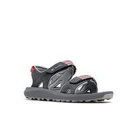 Columbia Trailstorm Hiker 2 Strap Sandales De Randonnée Et Trekking pour Femme, Gris (Graphite x Red Hibiscus), 42 EU