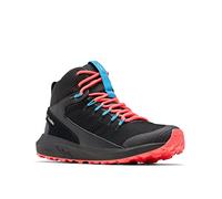 Columbia Trailstorm Mid Waterproof Chaussures Montantes De Randonnée Et Trekking Imperméables pour Femme, Noir (Black x White), 38 EU