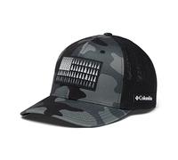 Columbia Casquette en Maille avec Drapeau d'arbre, Black Mod Camo, L-XL Mixte