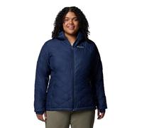 Columbia Veste à capuche Heavenly pour femme, veste matelassée à capuche, bleu marine collégial, taille L