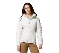 Columbia Veste à capuche hybride Powder Pass 3 pour femme, veste matelassée à capuche, sel de mer/pierre foncée, taille S