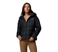 Columbia Veste à capuche Pike Lake 3 pour femme, veste matelassée à capuche, noir, taille XL