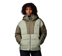 Columbia Veste à capuche Pike Lake 3 pour femme, veste matelassée à capuche, safari, vert pierre, taille M