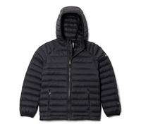 Columbia Veste à capuche Powder Pass pour jeunes, veste matelassée à capuche, noir, taille M