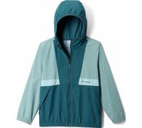 Columbia - Veste de randonnée coupe-vent - Spire Valley Windbreaker Crushed Blue Everblue Marine Light en Nylon - Taille Enfant 158,5 cm - Bleu Bleu 158,5 cm
