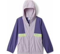Columbia - Veste de randonnée coupe-vent - Spire Valley Windbreaker Stormwatch Lavender Pearl Citron Haze en Nylon - Taille Enfant 120,5-128 cm - Violet 120,5-128 cm