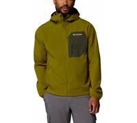 Columbia - Veste de randonnée imperméable et coupe-vent - Tall Heights III Hooded Softshell Mossy Green Greenscape pour Homme en Softshell - Taille M Vert M