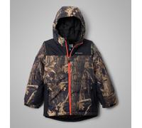 Columbia - Veste de Ski Imperméable avec Imprimé Lightning Lift™ IV - Timberwolf, Black - Taille M (10-12 ans) - Garçon