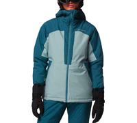 Columbia - Veste de ski imperméable et chaude - Liftline Jacket Crushed Blue Everblue pour Femme - Taille S - Bleu Bleu S