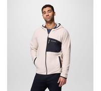Polaire à capuche Columbia Fast Trek Overlay Full Zip blanc crème - XXL