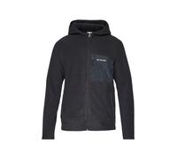 Columbia Veste en polaire à capuche Fast Trek Overlay renforcée Noir Taille XL Homme