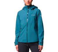 Veste à capuche Columbia Ampli-Dry II Shell bleu sarcelle femme - M