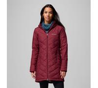 Columbia - Veste Longue Isolée à Capuche Heavenly™ - Rouge - Taille M - Femme