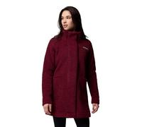 Columbia Veste longue Panorama pour femme, Vin riche, Medium