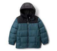 Columbia Veste matelassée à capuche unisexe pour jeune, bleu Everblue, noir, taille S