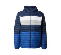 COLUMBIA Veste outdoor 'Powder Pass' bleu marine / gentiane / gris clair / blanc, Taille M