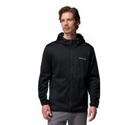 Columbia Veste polaire à capuche avec fermeture éclair intégrale pour homme de grande taille, noir, taille XL