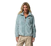 Columbia Veste polaire Fire Side 2 Sherpa à fermeture éclair intégrale pour femme, bleu écrasé, taille XS