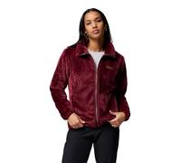 Columbia Veste polaire Fire Side 2 Sherpa à fermeture éclair intégrale pour femme, vin riche, taille S