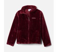 Columbia Fire Side Sherpa Fermeture éclair intégrale en polaire Sherpa pour jeunes filles, vin riche, taille XL