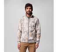 Columbia Steens Mountain Veste imprimée pour homme, veste polaire entièrement zippée, gris citadin, taille S