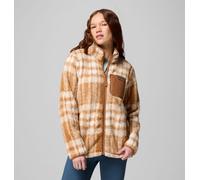 Columbia - Veste Sherpa avec Imprimé West Bend™ II - Camel Brown Herringplaid - Taille XL - Femme