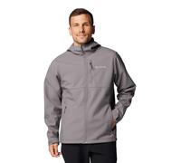 Columbia Veste softshell à capuche Ascender II pour homme, Gris City, Taille M