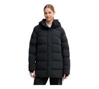 Columbia - Doudoune mi-longue en duvet naturel - Amaze Puff Mid Hooded Jacket Black pour Femme en Nylon - Taille L - Noir Noir L