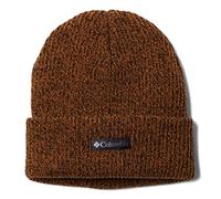 Columbia Whirlibird Cuffed Beanie Bonnet, Marron Camel/Noir chiné/Logo dégradé, Taille Unique Mixte