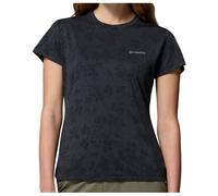 Columbia - Women's Bluebird Canyon II S/S Crew - T-shirt technique - XL - black / florage jacquard
