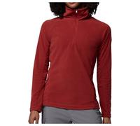 Columbia Pull en polaire Glacial 4 1/2 Zip pour femme, oxyde rouge, taille L