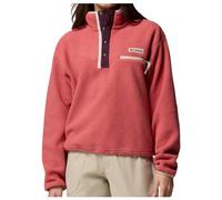Columbia - Helvetia II Cropped Half Snap Fleece - Polaire femme Washed Red / Moonvista / Dark Stone - S