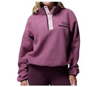 Columbia - Women's Helvetia II Cropped Half Snap Fleece - Pull polaire - XL - antique mauve / mineral pink