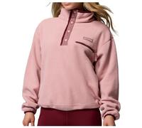 Columbia - Women's Helvetia II Cropped Half Snap Fleece - Pull polaire - XL - eraser pink / fig / rich wine