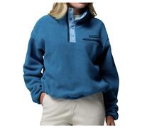 Columbia - Women's Helvetia II Cropped Half Snap Fleece - Pull polaire - XS - phoenix blue / rainy day